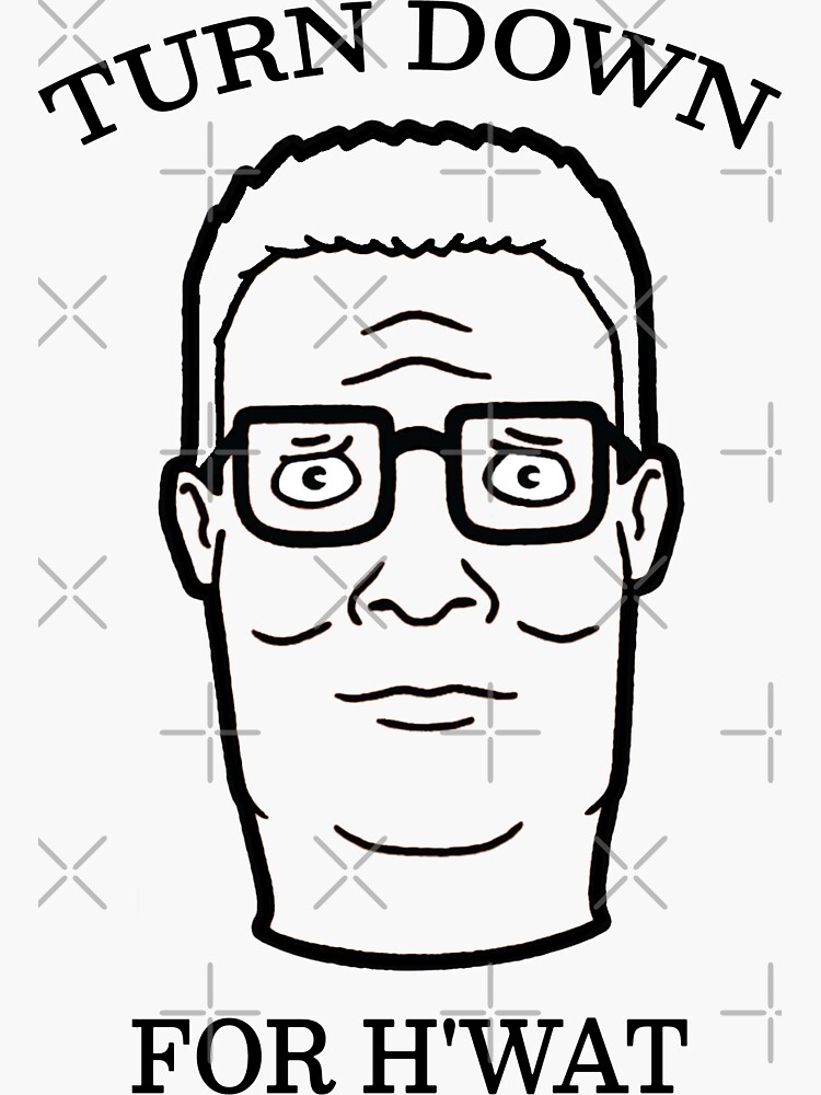 King of the Hill  Propane Hank Sticker