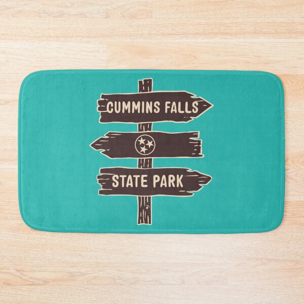 Item preview, Cummins Falls State Park - Tennessee State Park Wildlife TN Trail Head Marker   designed and sold by DaniEviAfter.