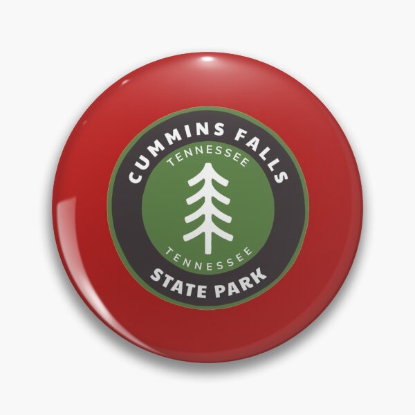 Item preview, Cummins Falls State Park Tennessee - TN Badge with a Forest Tree Wilderness Roundlet   designed and sold by DaniEviAfter.
