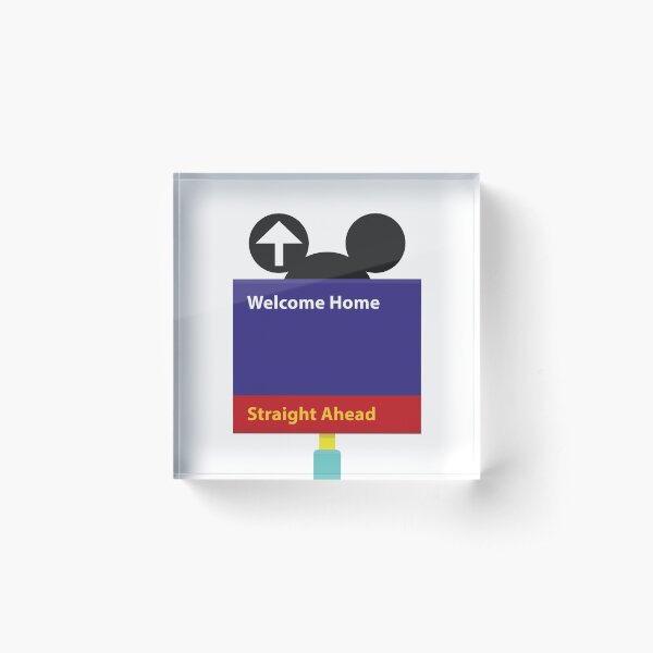 Welcome home Acrylic Block