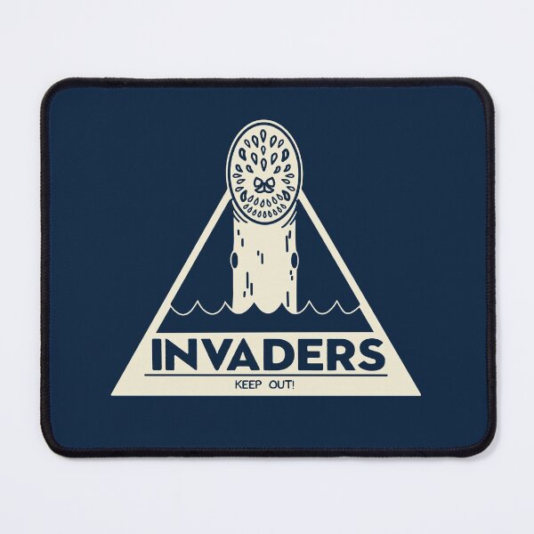 Item preview, Invaders Keep Out! - Off White designed and sold by BoarClan.
