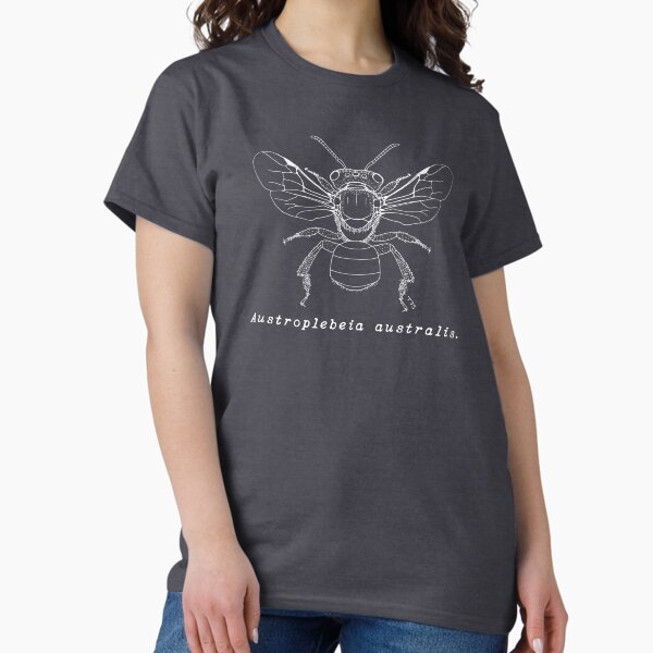 Item preview, Austroplebeia australis - White Print designed and sold by BeesScientific.