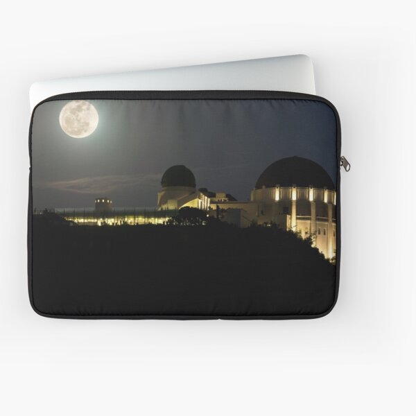 Moon Over Griffith Observatory Laptop Sleeve