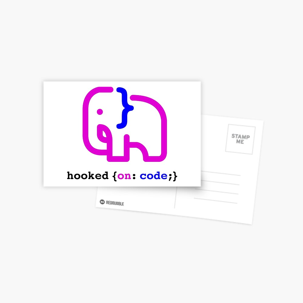 Item preview, Postcard designed and sold by hookedoncode.