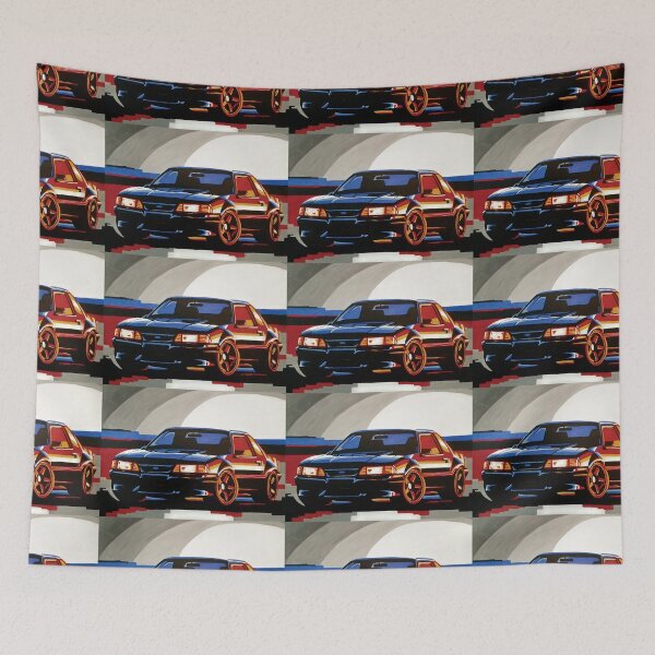 Item preview, Fox Body Ford Mustang Painting designed and sold by leaveyourmark.