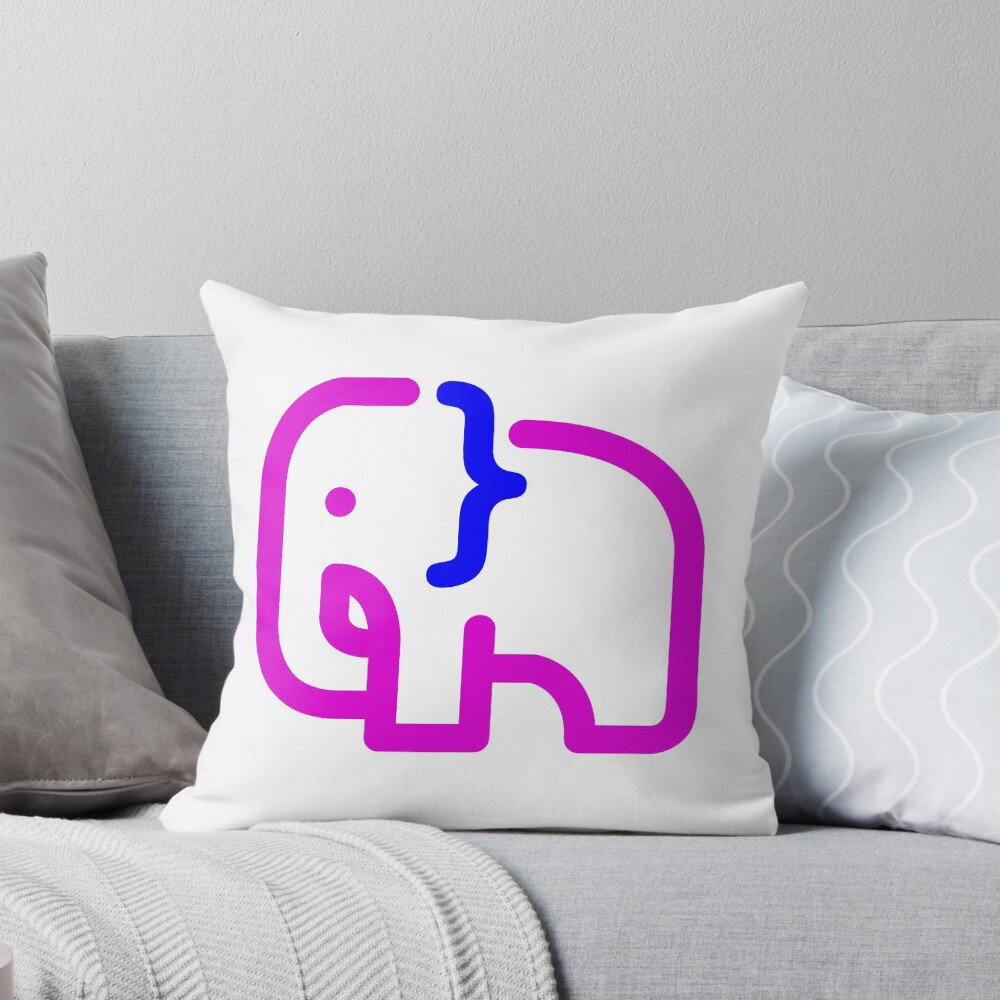 Item preview, Throw Pillow designed and sold by hookedoncode.