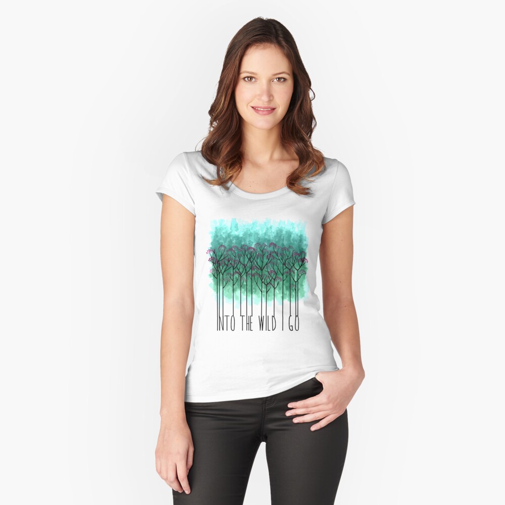 Item preview, Fitted Scoop T-Shirt designed and sold by SymmetryIsArt.