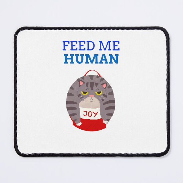 Item preview, Feed me human- bag of joy with condescending look cat design designed and sold by josephsteez.