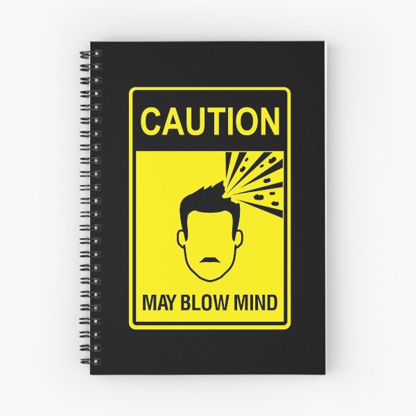 Item preview, Caution May Blow Mind designed and sold by TikiLuke.