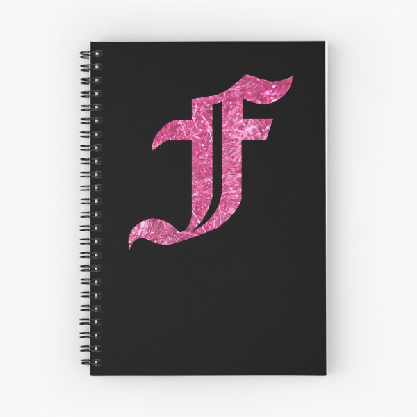 Item preview, The Letter F - Capital Pink Glitter Gothic designed and sold by TheLykosApparel.