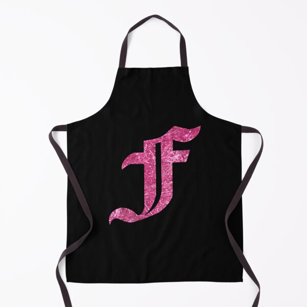 Item preview, The Letter F - Capital Pink Glitter Gothic designed and sold by TheLykosApparel.
