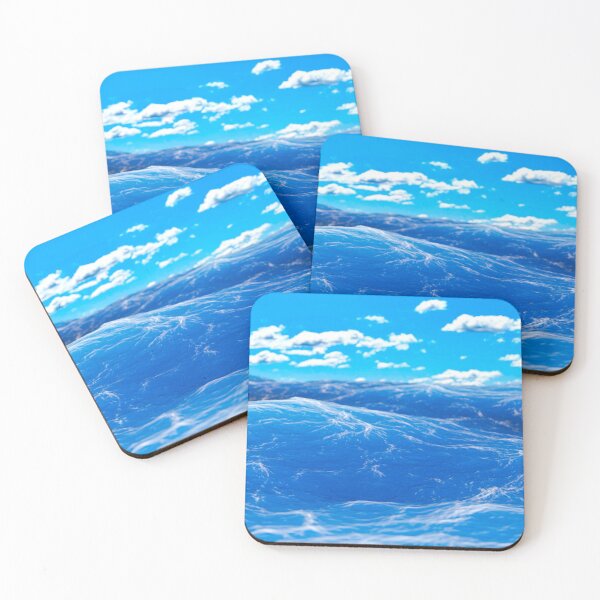 Item preview, Rolling blue ocean waves designed and sold by bradm50.