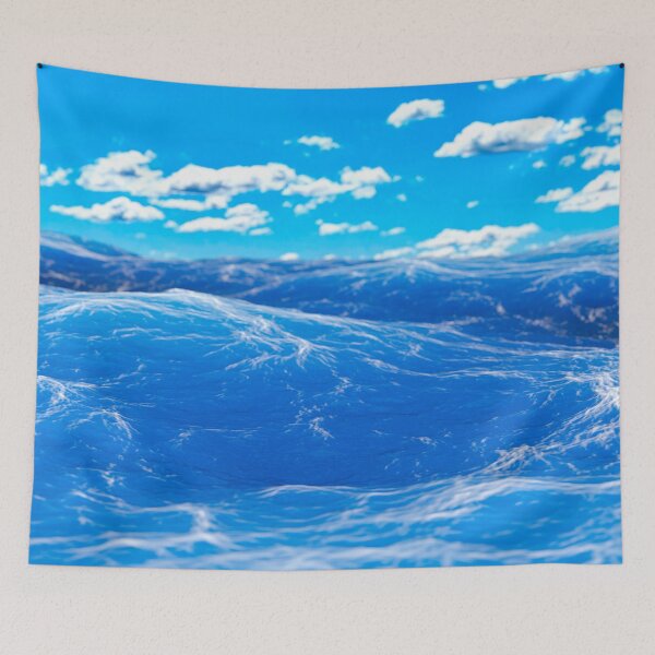 Item preview, Rolling blue ocean waves designed and sold by bradm50.