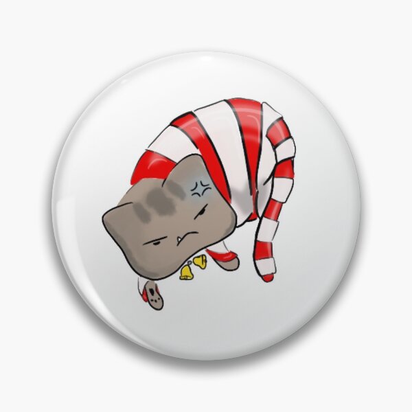 Item preview, grinch personality cat in candy cane suite designed and sold by kimbasmama.