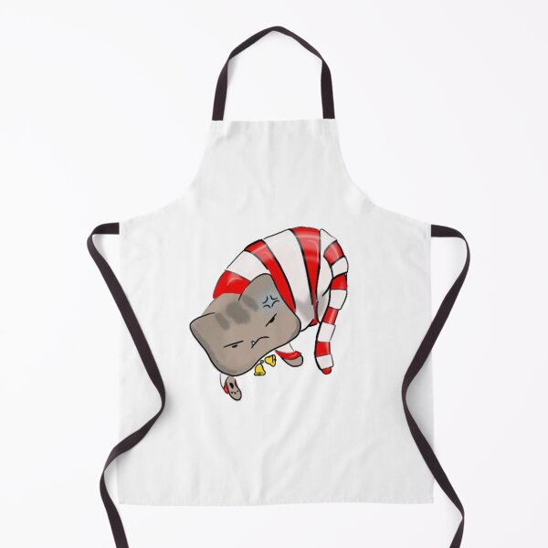 Item preview, grinch personality cat in candy cane suite designed and sold by kimbasmama.