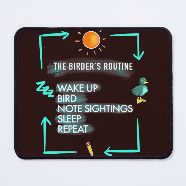 Item preview, La rutina del observador de aves designed and sold by Birding for Humans.