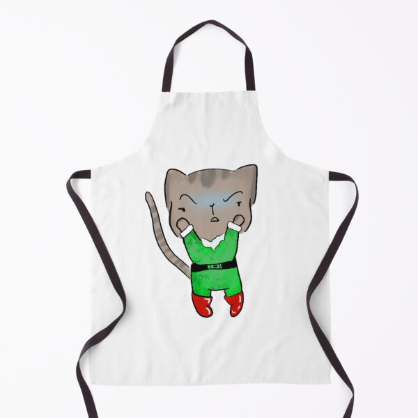 Item preview, cat in elf suit designed and sold by kimbasmama.
