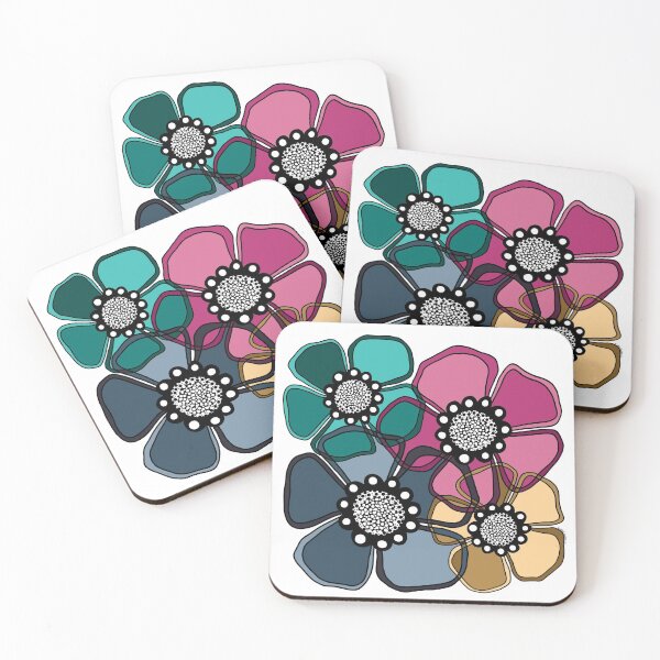 Item preview, Retro Flower Power [Suave con contornos negros] designed and sold by RC-aRtY.
