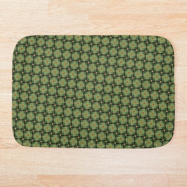 Item preview, Patrón verde geométrico designed and sold by TikiLuke.