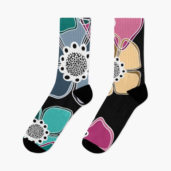 Item preview, Retro Flower Power [Suave con contornos blancos] designed and sold by RC-aRtY.