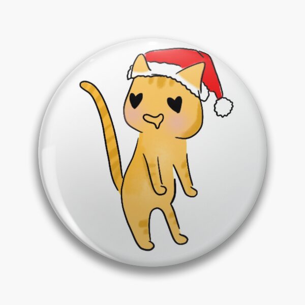 Item preview, cat with santa hat designed and sold by kimbasmama.