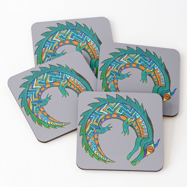 Item preview, Tribal Alligator Artwork designed and sold by Candice Davis.