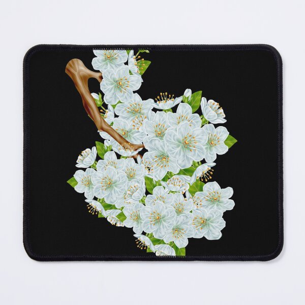 Item preview, White Apple Blossom, digital art designed and sold by LoneAngel.