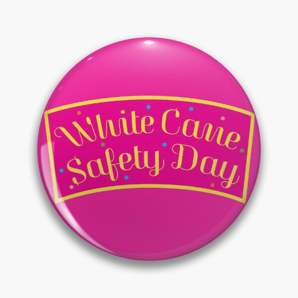 Item preview, Vibrant White Cane Safety Day designed and sold by IndeOandM.