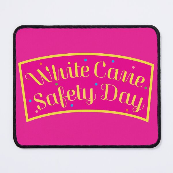 Item preview, Vibrant White Cane Safety Day designed and sold by IndeOandM.