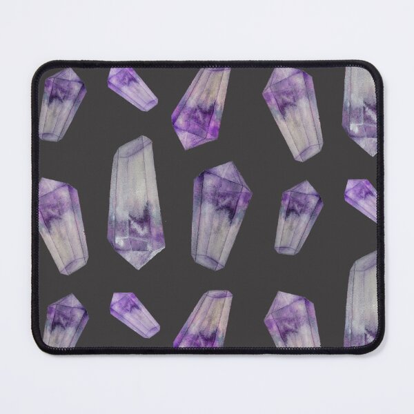 Item preview, Watercolor Amethyst crystals designed and sold by MotherOfBears.
