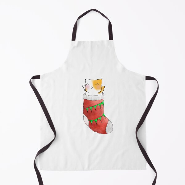 Item preview, cat in holiday sock designed and sold by kimbasmama.