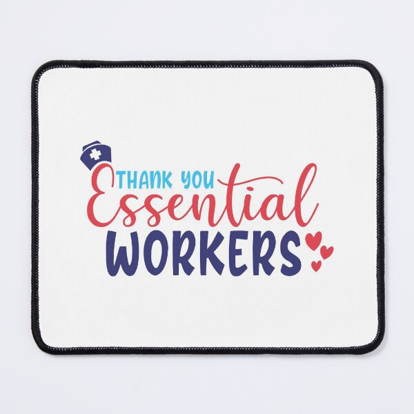 Item preview, Thank you essential workers designed and sold by Brian Kroijer.