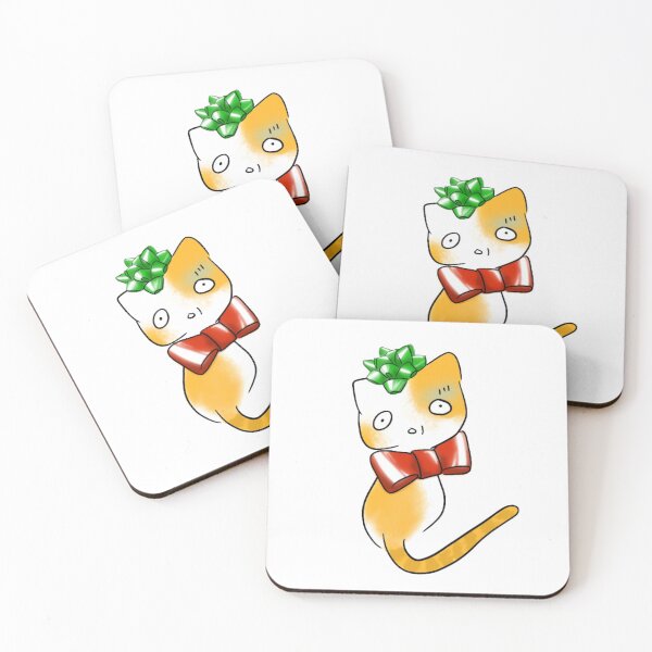 Item preview, cat with gift ribbons designed and sold by kimbasmama.