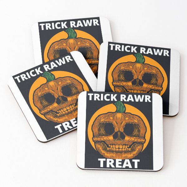 Item preview, TRICK RAWR TREAT ESSENTIAL T-SHIRT designed and sold by Luckydoe1.