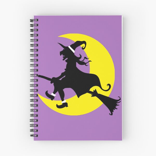 Item preview, Halloween Witch flying over crescent moon designed and sold by eevee135.