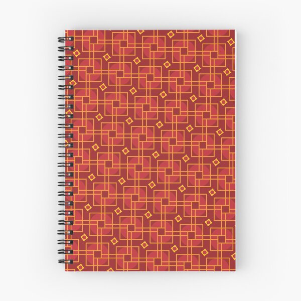 Aperçu de l'œuvre Motif rouge feu créée et vendue par TikiLuke.