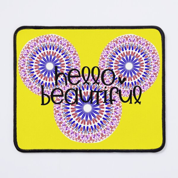 Item preview, Hello Beautiful Mandala Mouse designed and sold by eevee135.