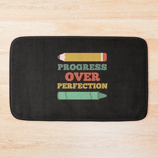 Item preview, Progress Over Perfection Positive Teacher Motivational Teach designed and sold by gkao.