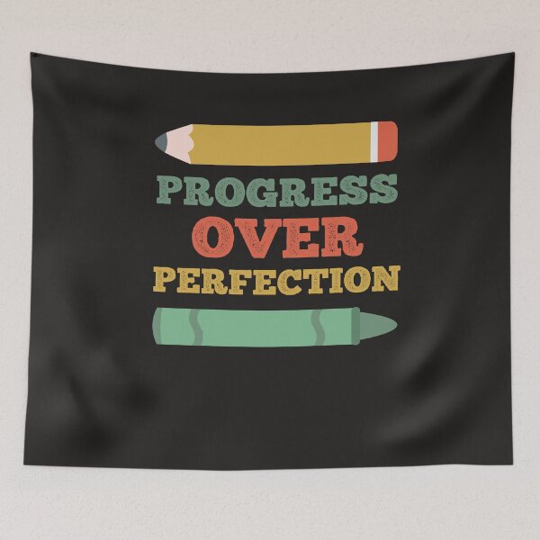 Item preview, Progress Over Perfection Positive Teacher Motivational Teach designed and sold by gkao.