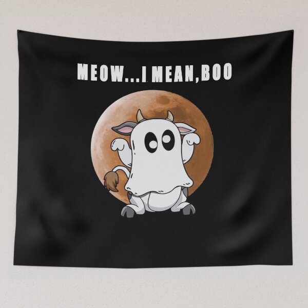 Item preview, Moo I mean Boo designed and sold by FunnySerious.