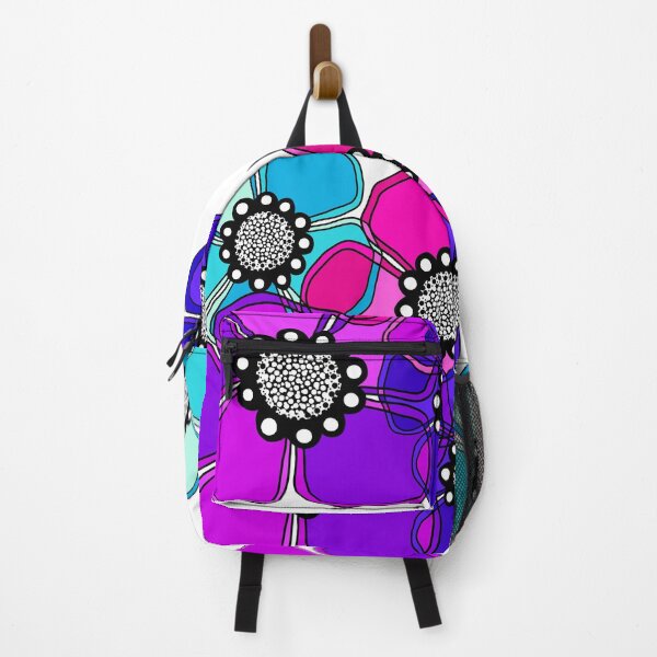 Item preview, Retro Flower Power [Brillante con contornos negros] designed and sold by RC-aRtY.