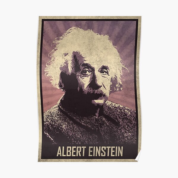 Albert Einstein Posters Redbubble