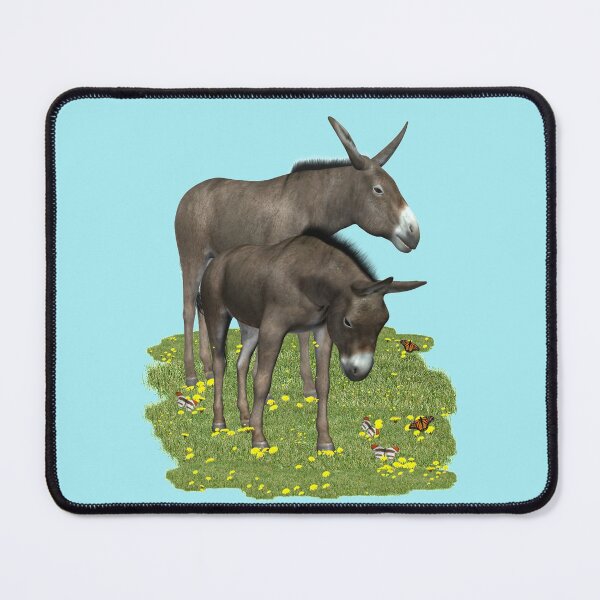 Item preview, Donkey Friends in Field of Gold designed and sold by LoneAngel.