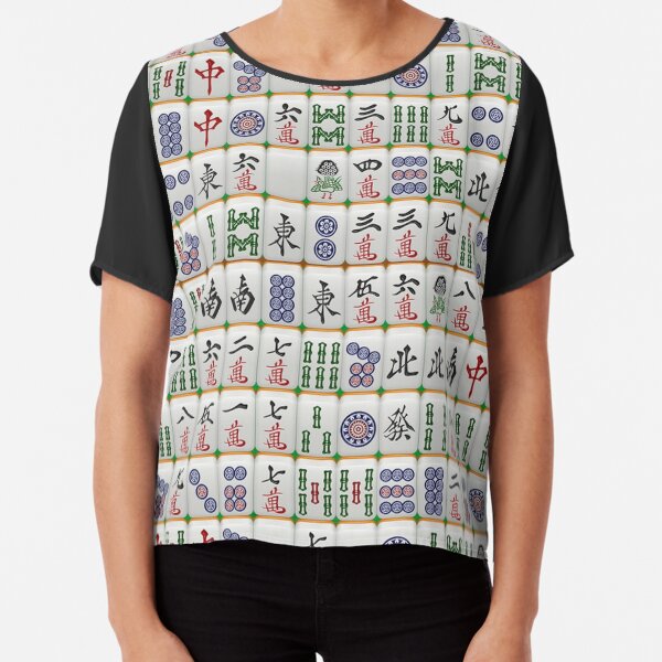 Mahjong Chiffon Top
