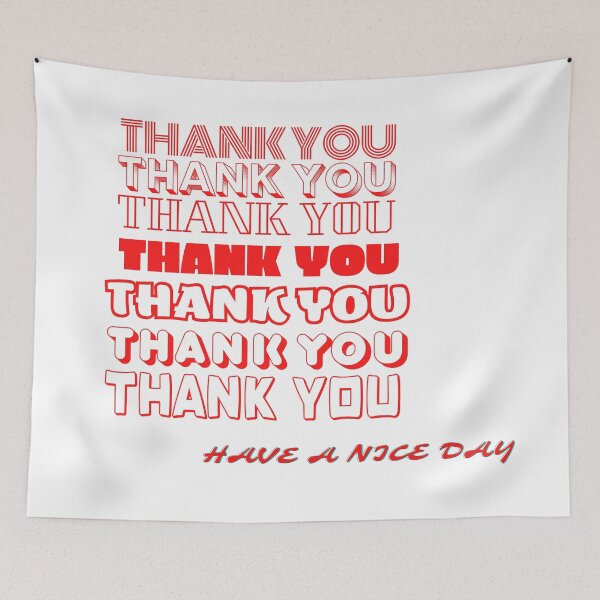Item preview, plastic bag shirt - thank you Premium T-Shirt designed and sold by Zakariya20.