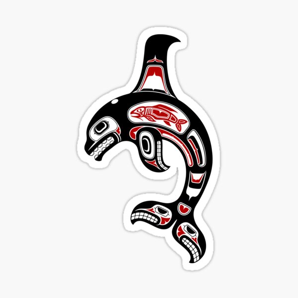 Haida First Nation 'flight of Eagles' Vinyl Sticker Decal Pacific North  West Coast Native Indigenous Art -  Finland