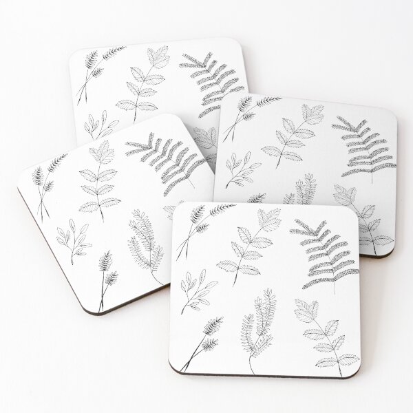Item preview, Leaf drawings pen work designed and sold by Gainor Andrews.