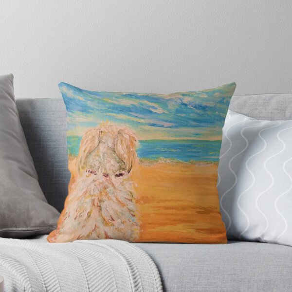 Item preview, Poodle Dog by the ocean relax fashion for fall and summer designed and sold by Winnie Tam.