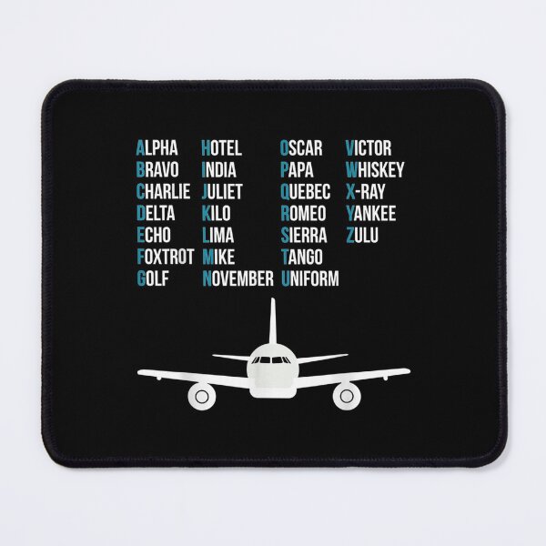 Item preview, Phonetic Alphabe Airplane Pilot Gift Aviation Lover designed and sold by maudean.