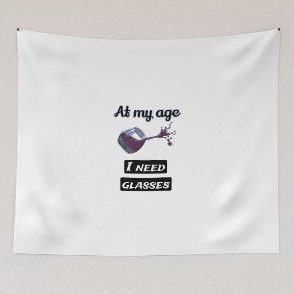 Item preview, At my age I need glasses | funny quote designed and sold by NathBros.